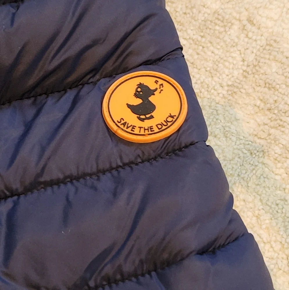 Save The Duck Puffer Jacket. Size XL. Navy. NWT - Picture 6 of 9